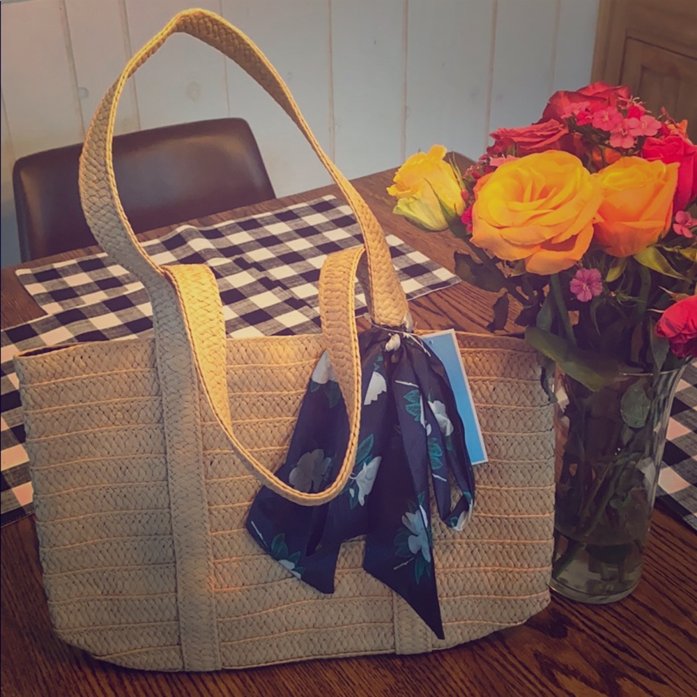 Draper James Everyday Straw Bag